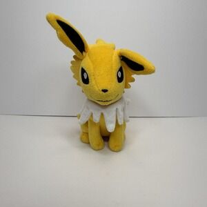 Pokemon Tomy Jolteon 9"‎ Plush Stuffed Animal Toy 2016 Eeveelution Game Freak